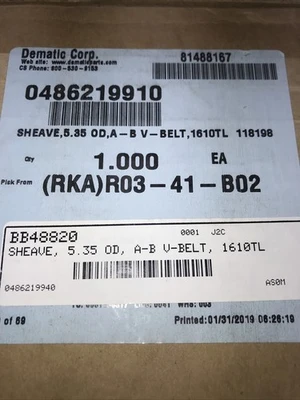 NEW BALDOR DODGE 1B5.0-1610 SHEAVE