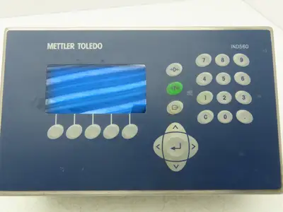 Mettler Toledo IND560 Harsh Digital Scale Indicator Readout 120VAC No Cord