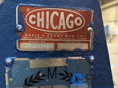 CHICAGO DREIS & KRUMP BPU 412-6 Fabricating/Presses, Box & Pan Brake | Machinery Central (7)