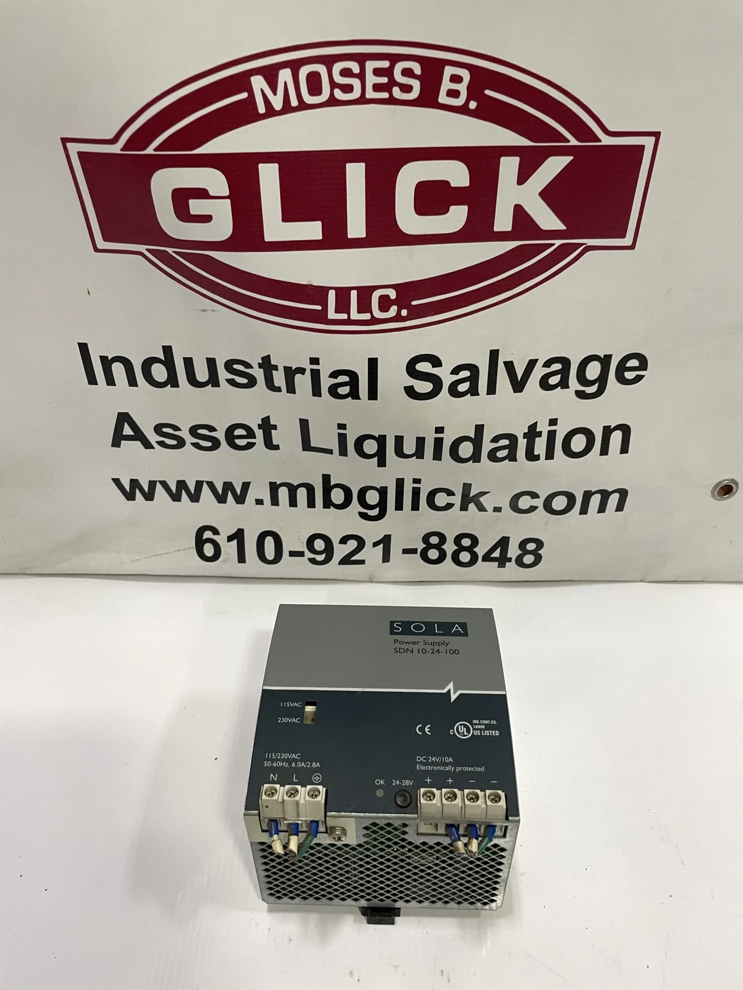 SOLA SDN 10-24-100 Switching Power Supply 24V 115/230V