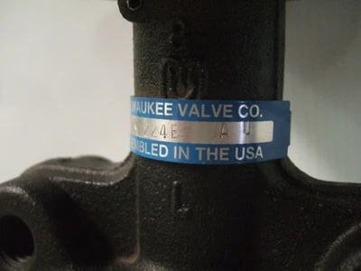 MILWAUKEE Butterfly Seat Valve ML224E