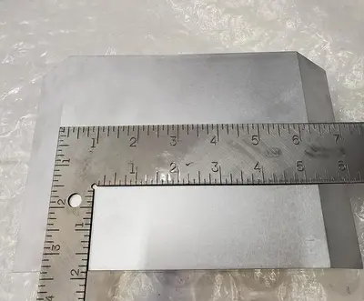 APPLIED MATERIALS ALUMINUM FILLER BLOCK BASE 20-00-07285-001/2