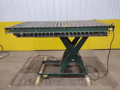 4,000 LBS X 72" X 30" SOUTHWORTH MODEL #LS4-36 HYDRUALIC SCISSOR LIFT TABLE, 110 VOLT: STOCK #20939