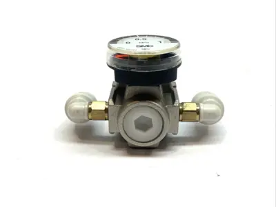 Used SMC Pneumatic Modular Pressure Regulator 0.05-0.7MPa w/ G27-10-R1 Gau Air Pressure Regulators Michigan US | Maverick Industrial Sales #1389626