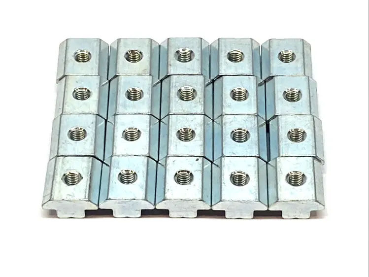 Used FRAMING TECH T-SLOT NUT, SLOTTED BLOCK Nuts & Screws | Maverick Industrial Sales #1111033