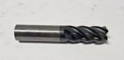 Solid Carbide End Mill 3/4" Shank 5 Flutes resharpened