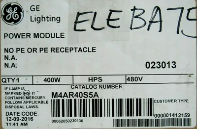 NEW GENERAL ELECTRIC M4AR40S5A POWER MODULE 400W 480V