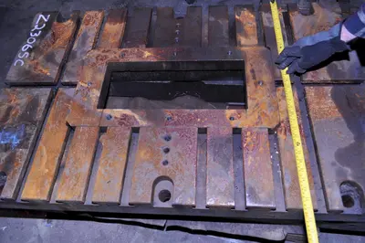 48" X 31" X 5" BOLSTER PLATE