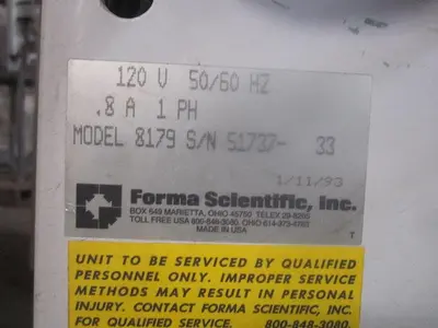 USED FORMA SCIENTIFIC 8179