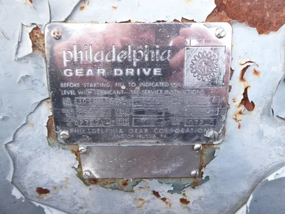 Philadelphia Mixing Type 3418RTS Gear Drive 1668.4 RPM In 1072.5 Out 1.55:1 Used