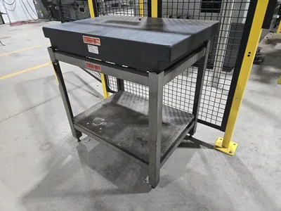 Brown and Sharpe Granite Inspection Table; 37"x36"x24", Granite Thickness 5"