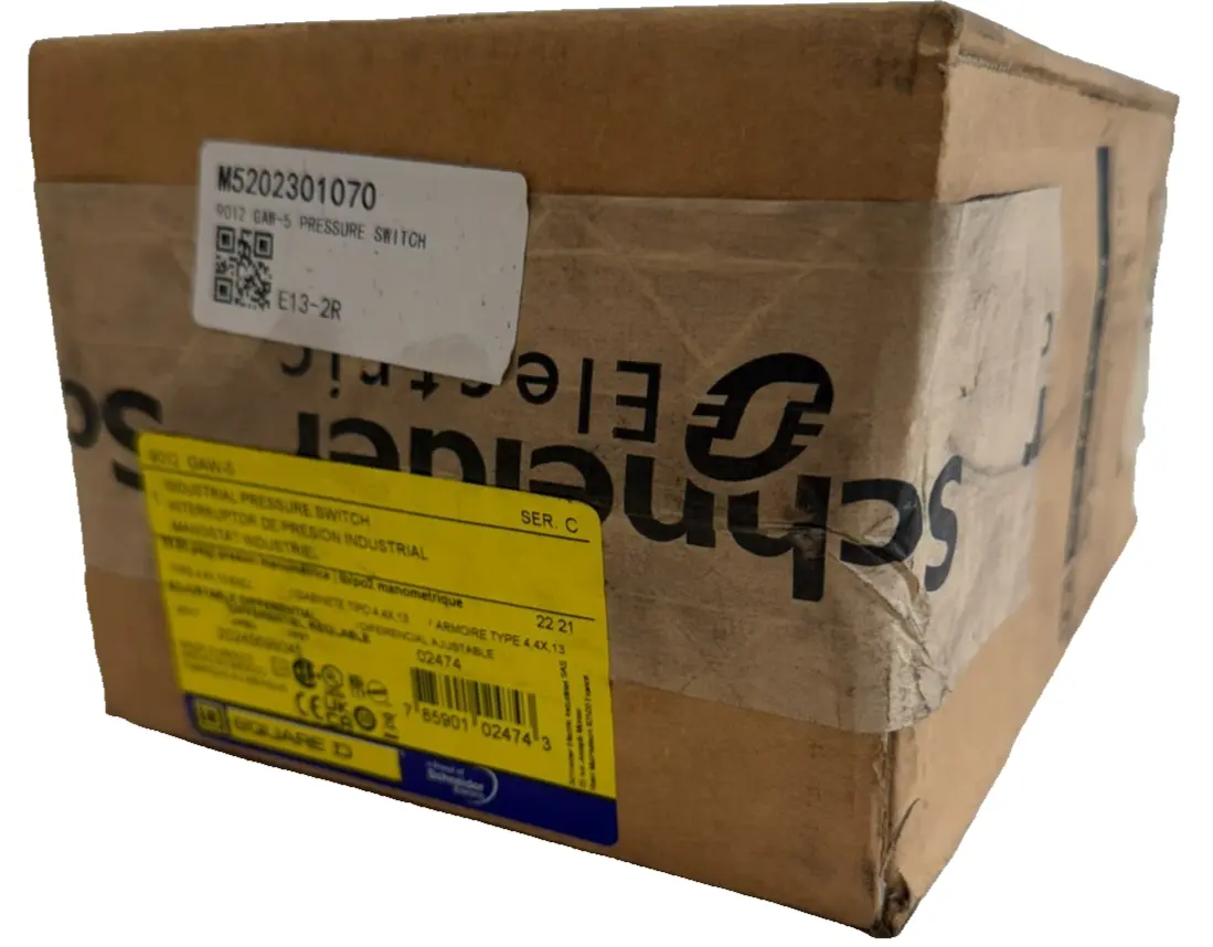 NEW SQUARE D 9012-GAW-5 PRESSURE SWITCH SER. C 9012GAW5