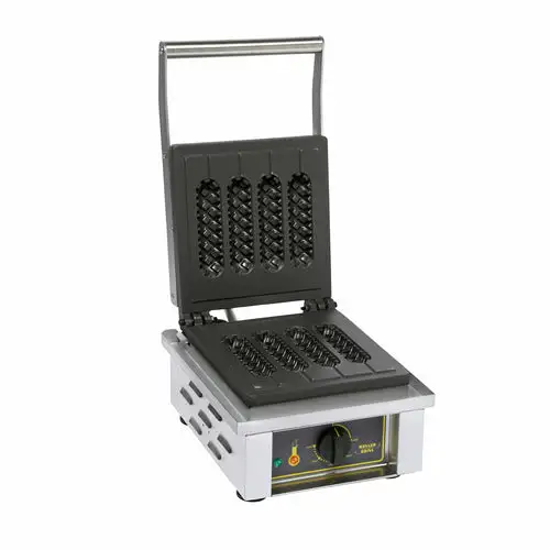 Equipex GES80 Single Specialty Waffle Maker w/ Cast Iron Grids, 1600W