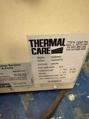 USED THERMAL CARE RA090804