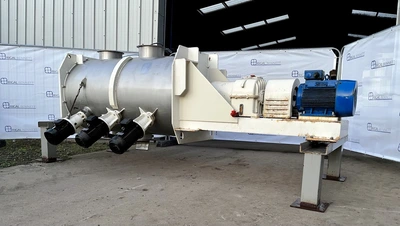 1,300L S/S Lodige Plough Shear Mixer Type FKM-2000-DSZ 55kw