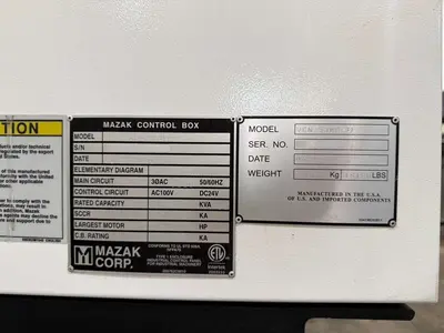 2015 MAZAK VCN 530C-II MACHINING CENTERS, VERTICAL | Quick Machinery Sales, Inc. (21)