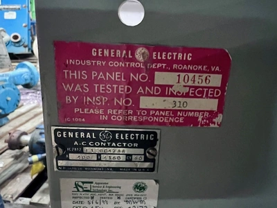 General Electric AC Contactor 4160V 400A 60 CV