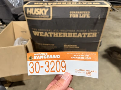 Used HUSKEY WEATHER BEATER FLOOR LINERS 2019-24 SILVERADO 1500 & 2500 CREW CAB Automotive Parts Michigan US | Miedema Asset Management Group #1334711