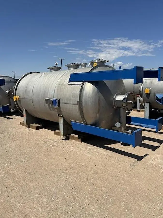 Tank, 2,775 Gallon, 304 Stainless Steel, Waste Water Reactor, Agitated, 145 PSI, 2022, #5991579