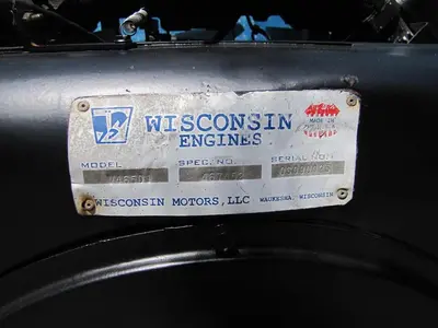 Used WISCONSIN V465D1 Gasoline Engines California US | Bay Line Tool #1316259