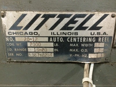 1982 LITTELL 20-12 Centering Reels | PressTrader Limited (4)