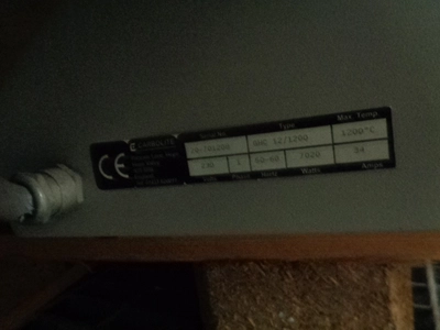 Carborlite Hoz Tube Furnace 1,200 Deg. C