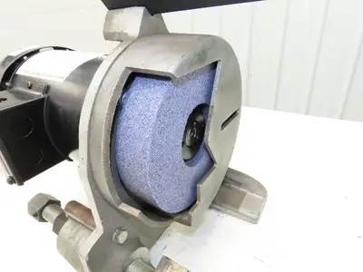 J&A Machinery The Champ Drill Bit Pointer Sharpener Benchtop Grinder 230/460VAC