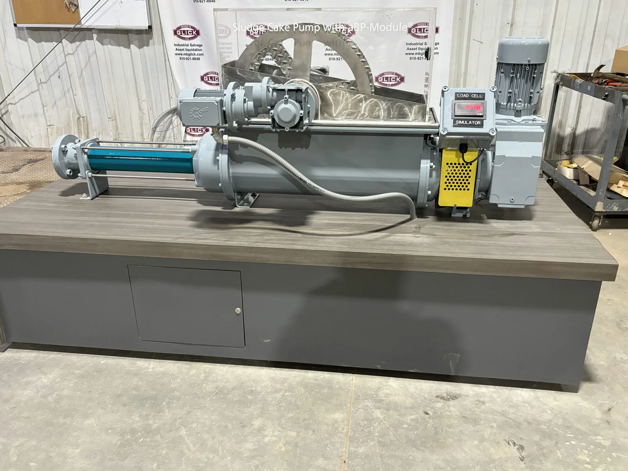Netzsch Sludge pump Museum Piece trade show booth