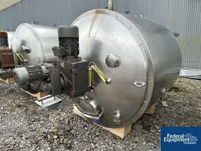 USED Walker 1,000 Gal Walker Twin Motion Processor Kettle, 316L S/S, 75#
