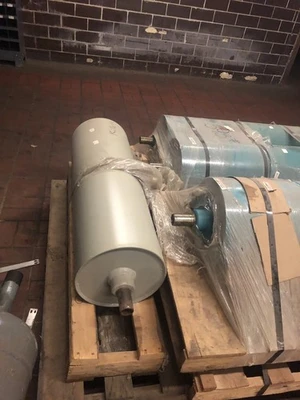 New Schenk Process Belt Scraper Conveyor Drive Pulley 36” L 12” Dia