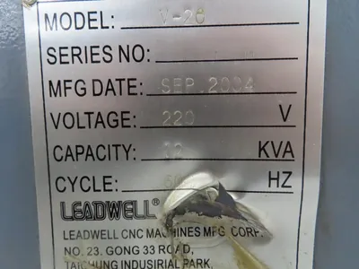 2004 LEADWELL V-20 CNC Milling | MD Equipment Services LLC (21)