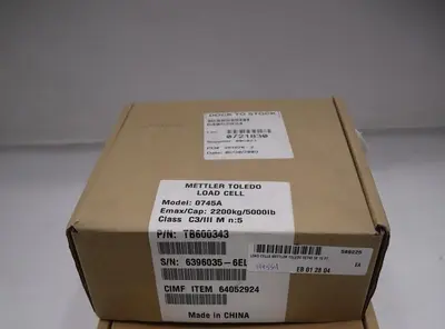METTLER-TOLEDO TB600343 5000LBS NEW IN BOX (TWO AVAILABLE) STOCK G408
