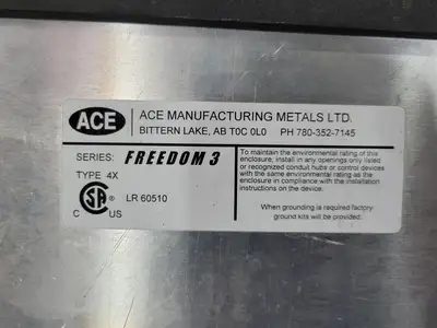 USED ACE MANUFACTURING FREEDOM 3 SERIES