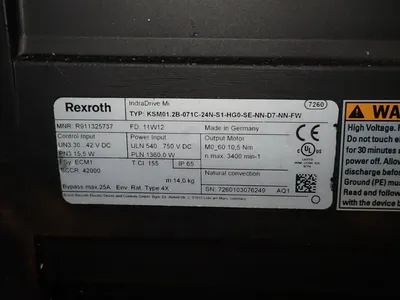 USED REXROTH KSM01.2B071C24NS1HG0SENND7NNFW