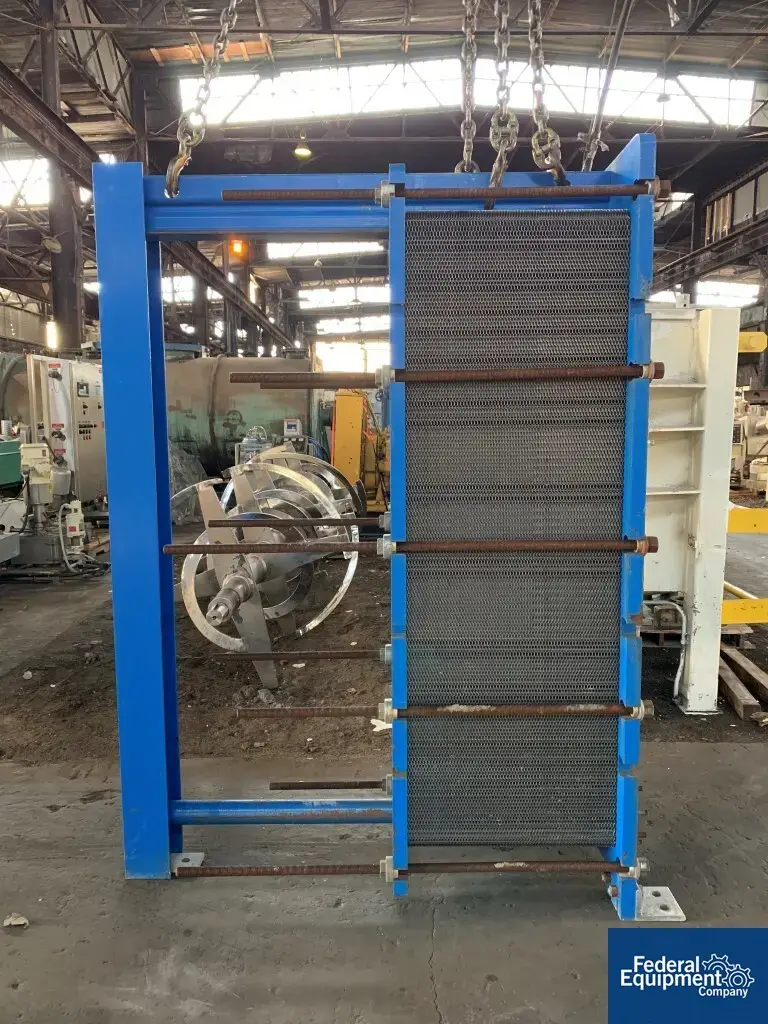 USED APV 798 Sq Ft APV Plate Heat Exchanger, S/S, 150#