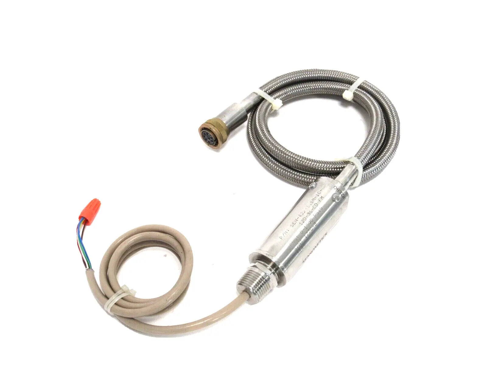 NEW SENSONETICS SEN-422-1.5M-10-12D-36-CD-FM PRESSURE TRANSDUCER 0-1500PSI