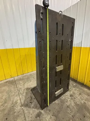 72" H X 36" W STEEL SLOTTED ANGLE PLATE: STOCK #23589