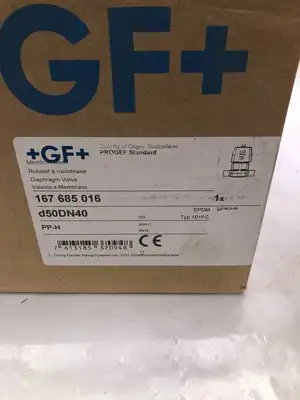 +GF+ Georg Fischer 167 685 016 2″ PP Pneumatically Actuated Diaphragm Valve NIB