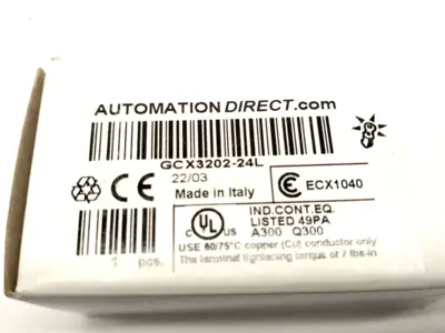 NEW AUTOMATION DIRECT GCX3202-24L, ECX1040