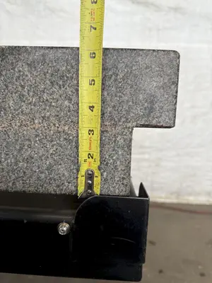 48" X 60" X 6" GRANITE SURFACE PLATE WITH STAND. STOCK # 1120424