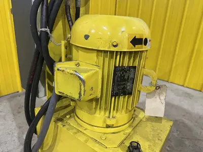 48" HYDRAULIC PALLET INVERTER / FLIPPER / UPENDER MACHINE: STOCK #22798