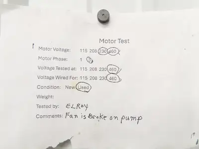 Gast 2567-V103 Vacuum Pump 21cfm 15psi 1.5Hp 230/460V 3PH 3/4"npt