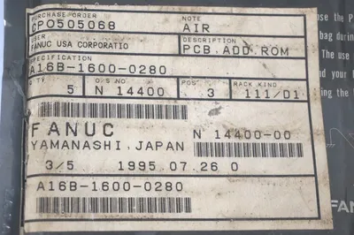 NEW FANUC A16B-1600-0280/02A MEMORY MODULE A16B-1600-0280