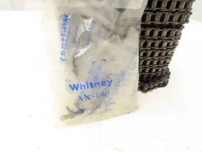 Jeffrey Chain 40-1R #40 Precision Riveted Roller Chain 1/2" Pitch 100 Foot Roll