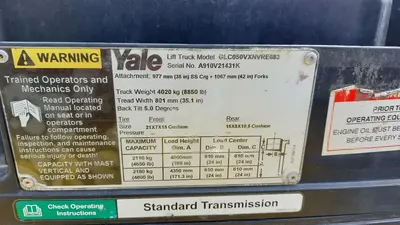 YALE GLC050VXNVR083 FORKLIFTS | Platinum Group (21)