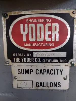 6  STAND x 1.5'  YODER MODEL M1-1/2 ROLLFORMER WITH 12" ROLL SPACE: STOCK #17190