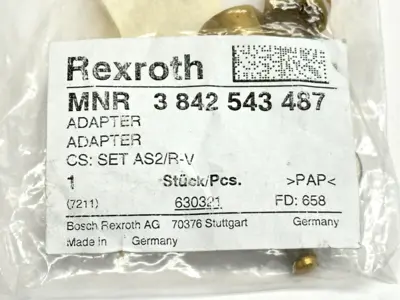 New | in-Stock Bosch Rexroth LU 2 Adapter Set For AS2/R-V Lubrication Unit Lubrication Equipment Michigan US | Maverick Industrial Sales #1454242