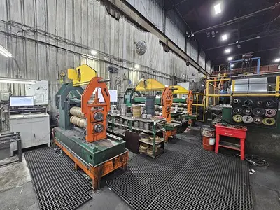 60” x .135” x 50,000 Lbs. Cincinnati/Herr-Voss Slitting Line  (Used)
