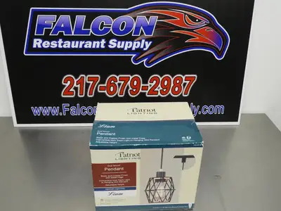 New | in-Stock Patriot New Patriot 349-0515 Dual Mount Liam Pendant Light with Vintage Bulb Lighting Illinois US | Falcon Restaurant Supply #1376537