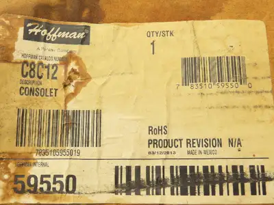 New | in-Stock HOFFMANN _UNKNOWN_ Electrical Boxes Indiana US | Arrow Industrial #1316868